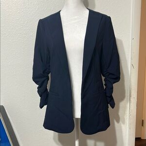 Skies Are Blue Navy Blazer Size Small Relaxed Fit